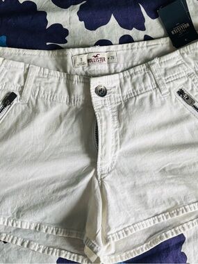 Hollister White Women's Casual Shorts